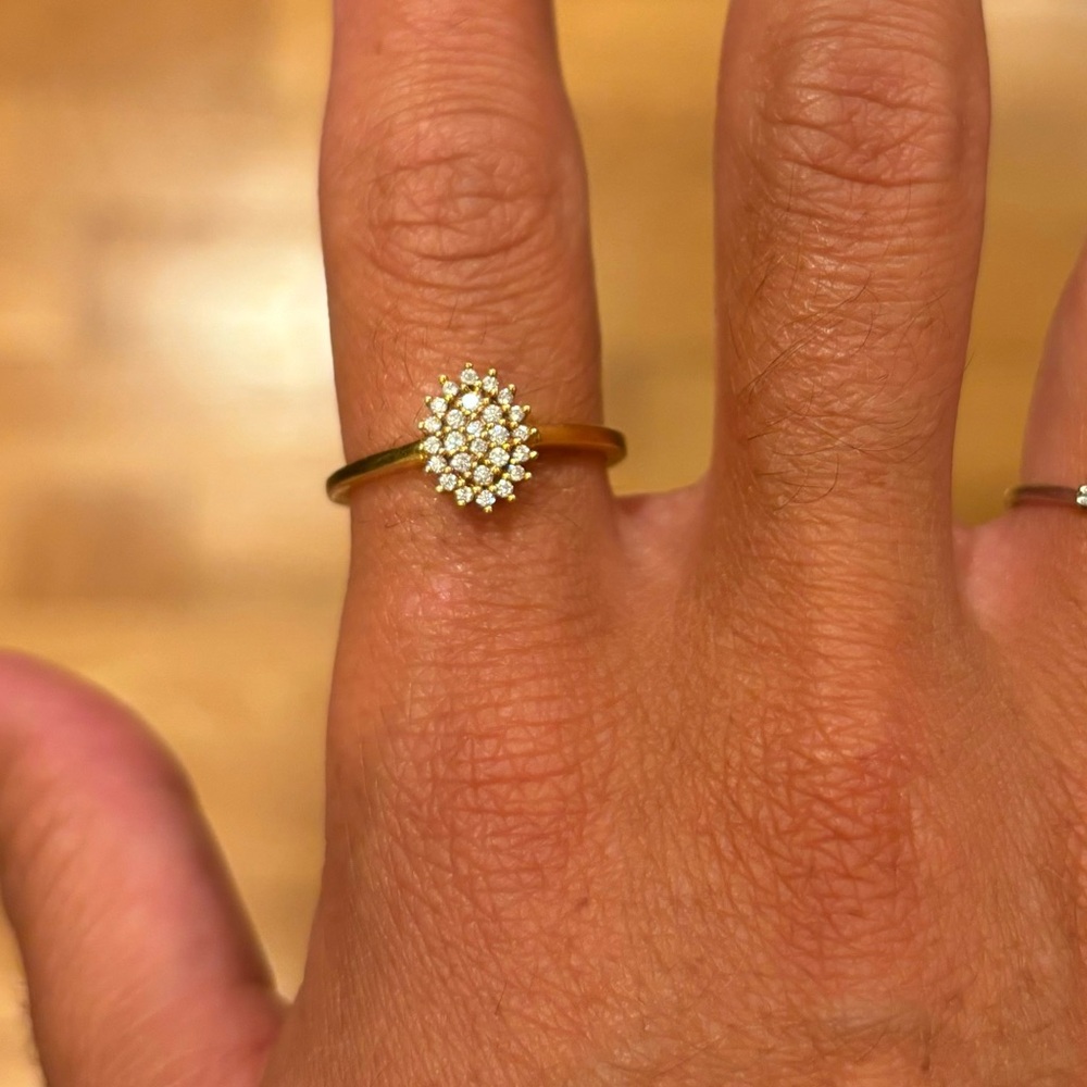 SALE!!! NEW MOISSANITE Gold ring size 7